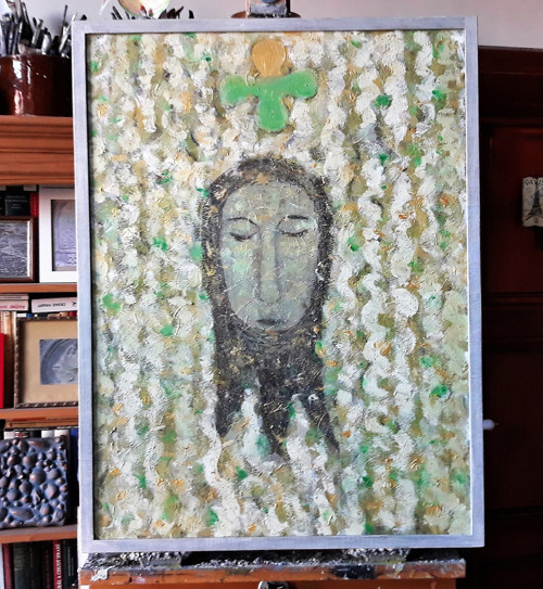Obraz "Zelený Kristus" — foto 2