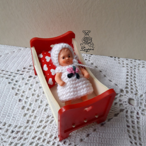 Podložka do retro mini postýlky — foto 3