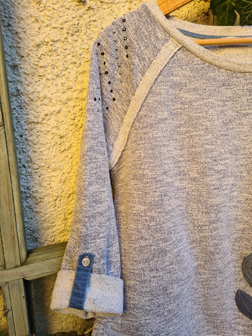 Pro milovnice denimu, mikina vel.L — foto 3
