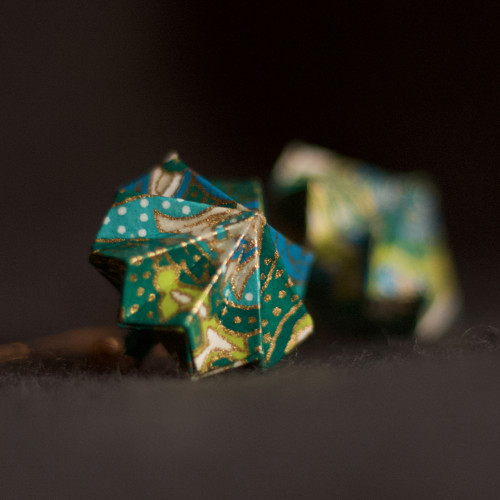 Origami náušnice "pro lesní víly" — foto 5
