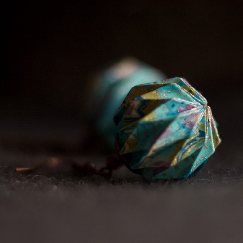 Origami náušnice "pro vodní víly" — foto 6
