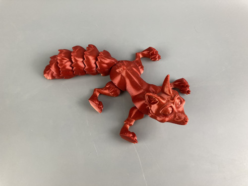 Veselá liška - 18 cm, 3D tisk — foto 5