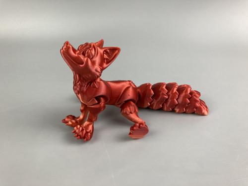 Veselá liška - 18 cm, 3D tisk — foto 4
