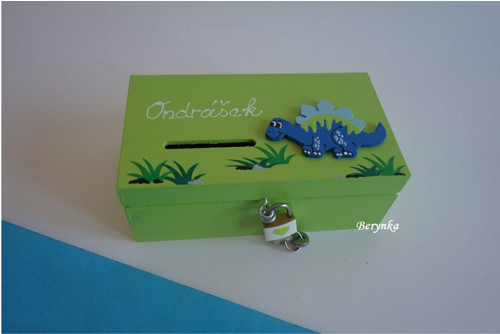Pokladnička s dinosaurem — foto 4