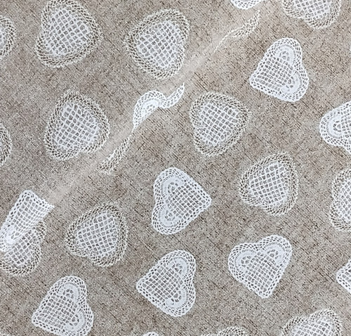 Venkovská srdíčka - látka — foto 2