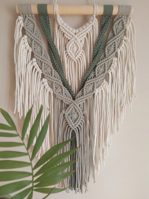 Macramé v přírodních barvách — foto 4