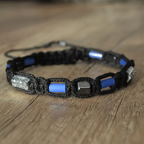 Black blue 3 - náramek pro pány — foto 2