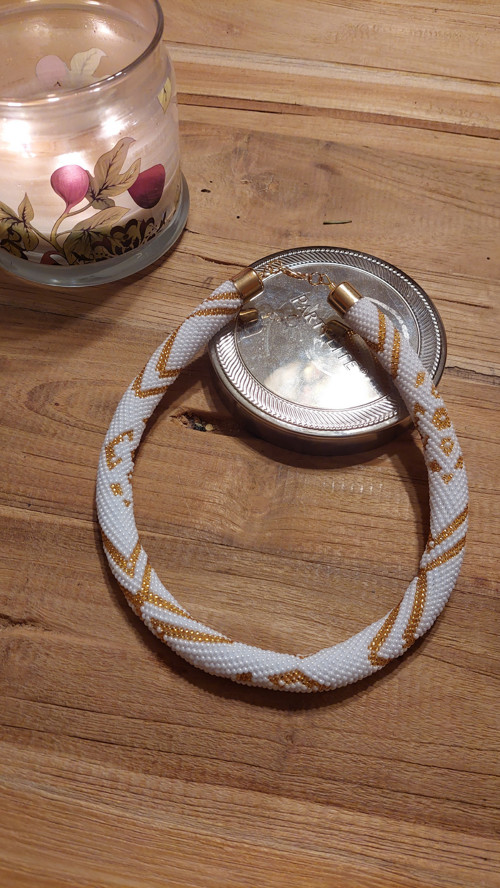 Korálkový náhrdelník dutinka — foto 2