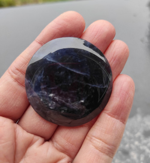 Sodalit, ID 2776, průměr 40 mm — foto 4