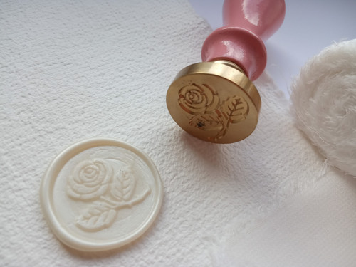 Růžička - pečetidlo 2,5 cm — foto 2