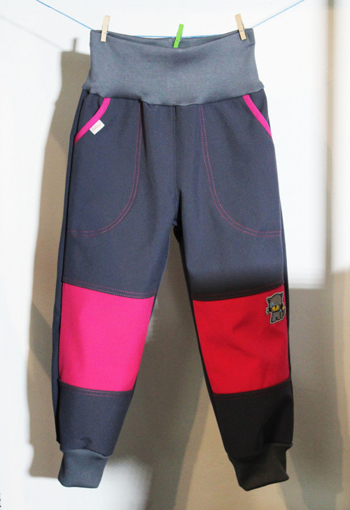 Softshellové kalhoty (fleece) "s kočičkou" — foto 2