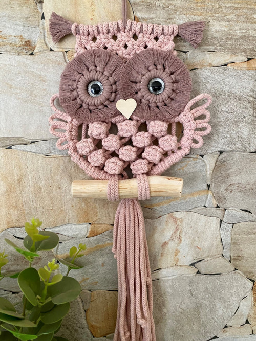 Macrame sovička Lily — foto 2