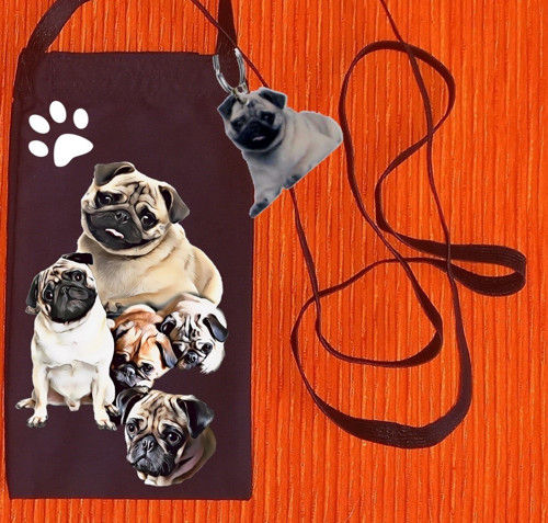 Mops Taštička Přes Rameno — foto 2