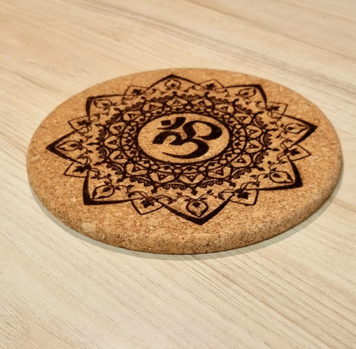 Korková podložka - Mandala — foto 2
