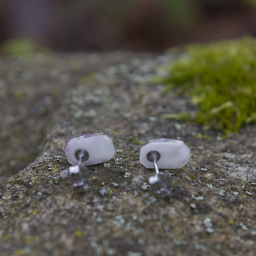 Mini náušnice - vřes — foto 6