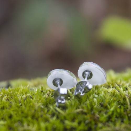 Mini náušnice - vřes — foto 5