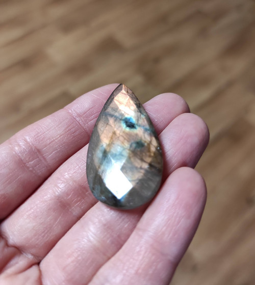 Labradorit, ID 2769, 42x20 mm — foto 3