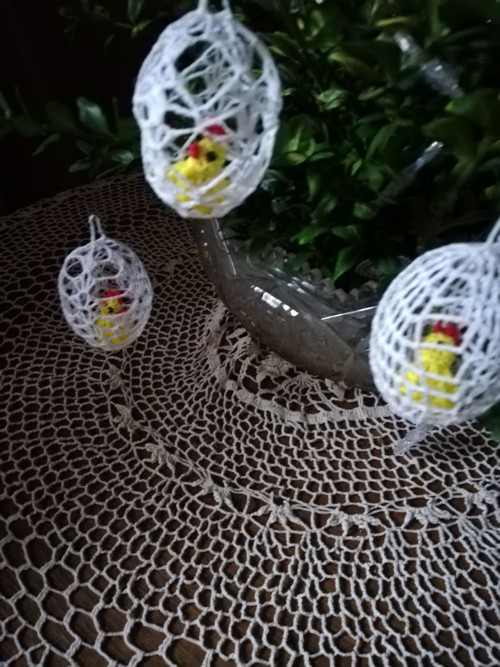 Kraslice s kuřátkem - háčkovaná — foto 5