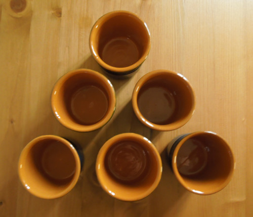 Keramické poháry, 6 kusů — foto 5