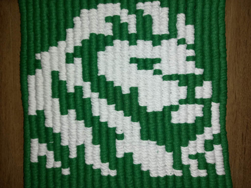 Macramé dekorace na zeď Lev — foto 3