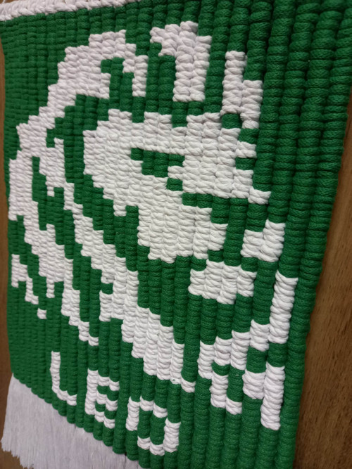 Macramé dekorace na zeď Lev — foto 4