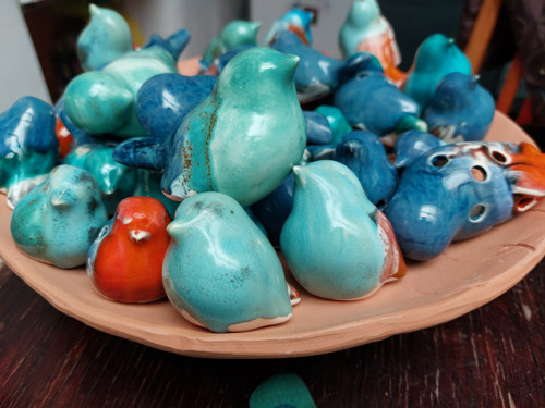 Keramické ptactvo Blue — foto 2