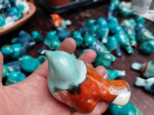 Keramické ptactvo Blue — foto 4
