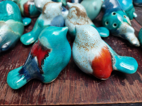 Keramické ptactvo Blue — foto 3