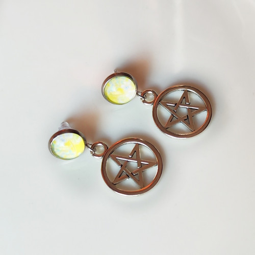 Pentagram vintage - Náušnice — foto 3