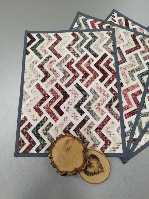 Vystužené prostírání CIHLOVÝ CHEVRON — foto 3