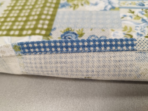 Šerpa 40*140cm MODRÝ PATCHWORK — foto 3