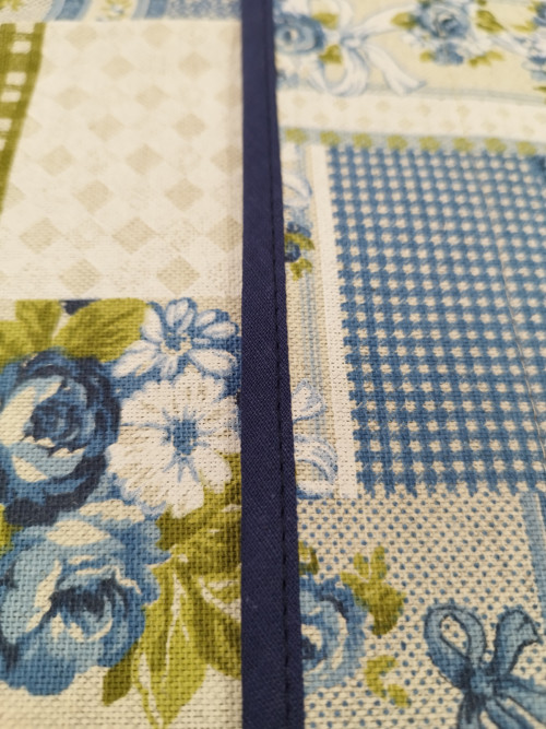 Vystužené prostírání MODRÝ PATCHWORK — foto 4