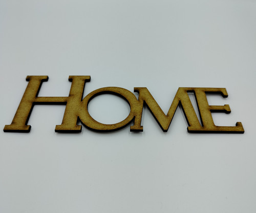 Nápis HOME 19,2 cm - materiál 3mm HDF — foto 3