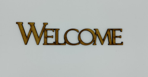 Nápis WELCOME 20,2 cm - materiál 3mm HDF — foto 4