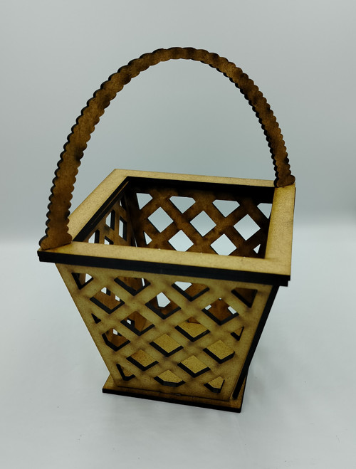 3D košíček 18cm - materiál 3mm HDF — foto 2
