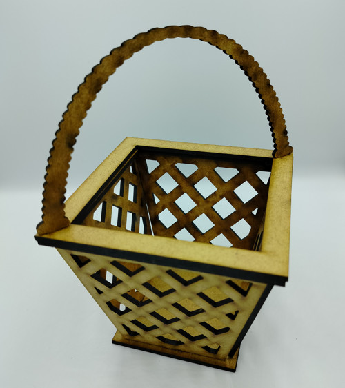 3D košíček 18cm - materiál 3mm HDF — foto 4