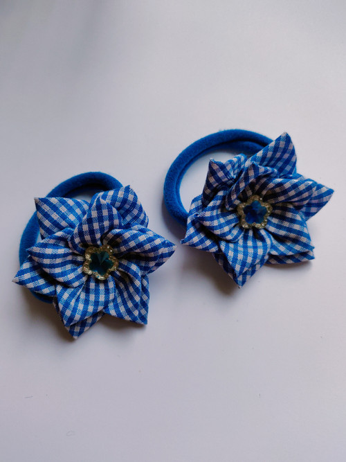 Gumička do vlasů - Květina — foto 2