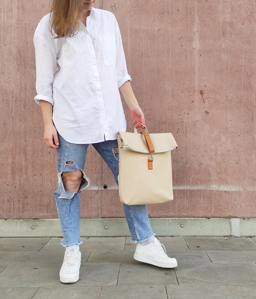 Ronya backpack krémová — foto 3