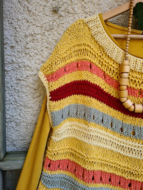 V barvě slunce, triko/vesta oversized — foto 3