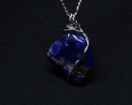 Náhrdelník lapis lazuli — foto 3