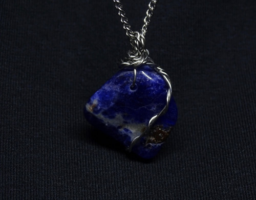 Náhrdelník lapis lazuli — foto 2