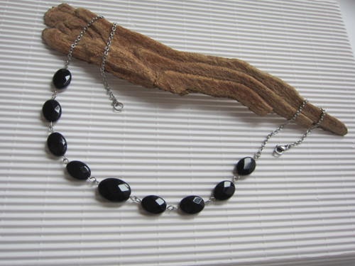 Náhrdelník Za sebou - onyx ... — foto 3