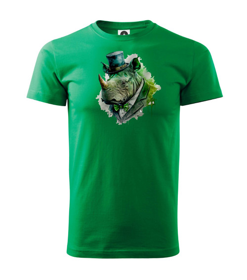 Tričko St. Patrick's Day Rhino — foto 2
