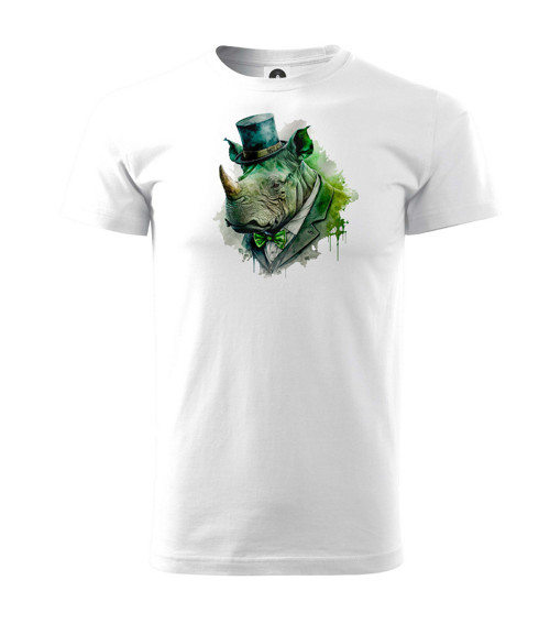 Tričko St. Patrick's Day Rhino — foto 3