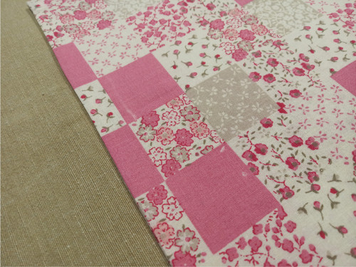 Bavlněný sáček malý bez šňůrky - růžový patchwork — foto 3