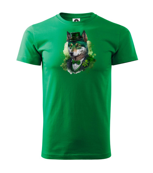 Tričko St. Patrick's Day Wolf — foto 2