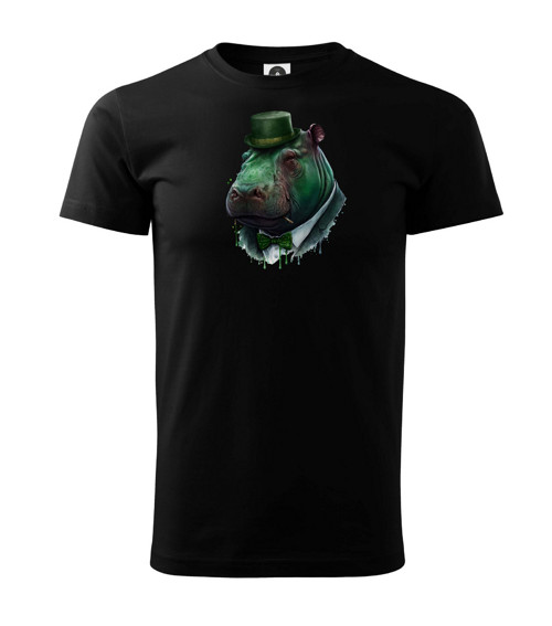 Tričko St. Patrick's Day Hippo — foto 2