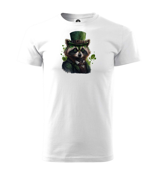 Tričko St. Patrick's Day Raccoon — foto 3