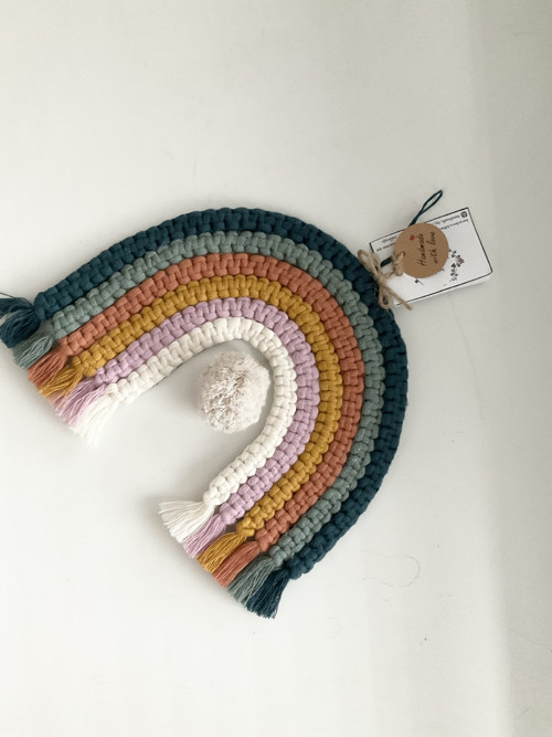 Macrame duha z uzlíků 1 ks — foto 5