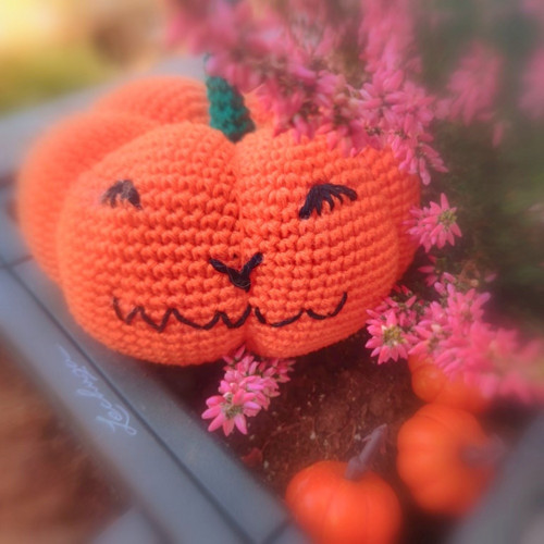 NÁVOD - Háčkovaná Halloweenská dýně — foto 2